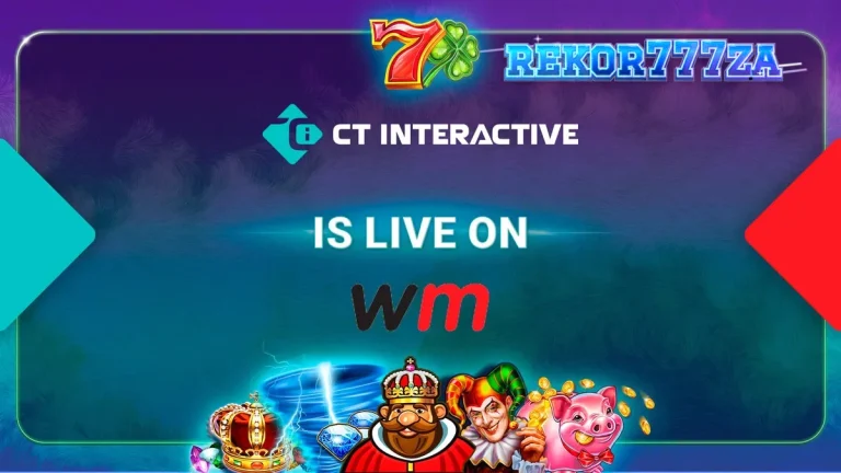 Tampilan visual permainan slot modern dengan simbol permata dan elemen grafis yang cerah.