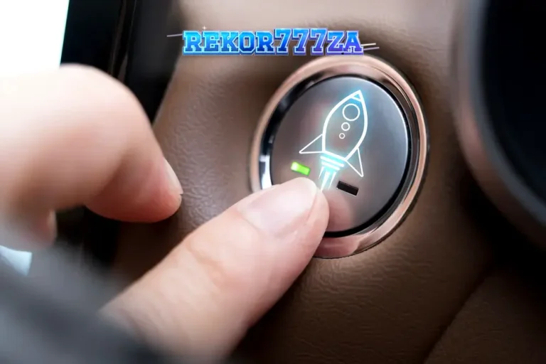 Visual abstrak dari gulungan slot digital yang modern dan dinamis